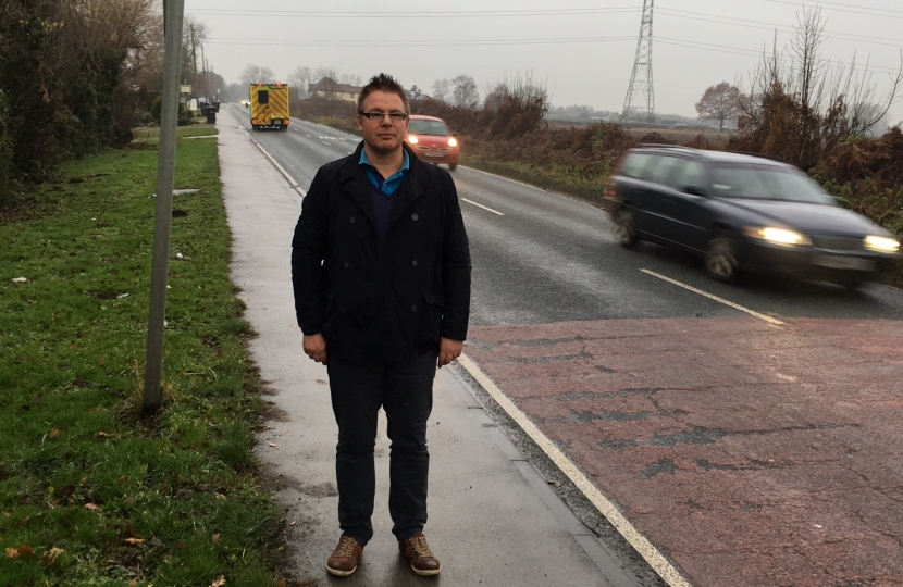 Councillor Paul Doughty speed restrictions