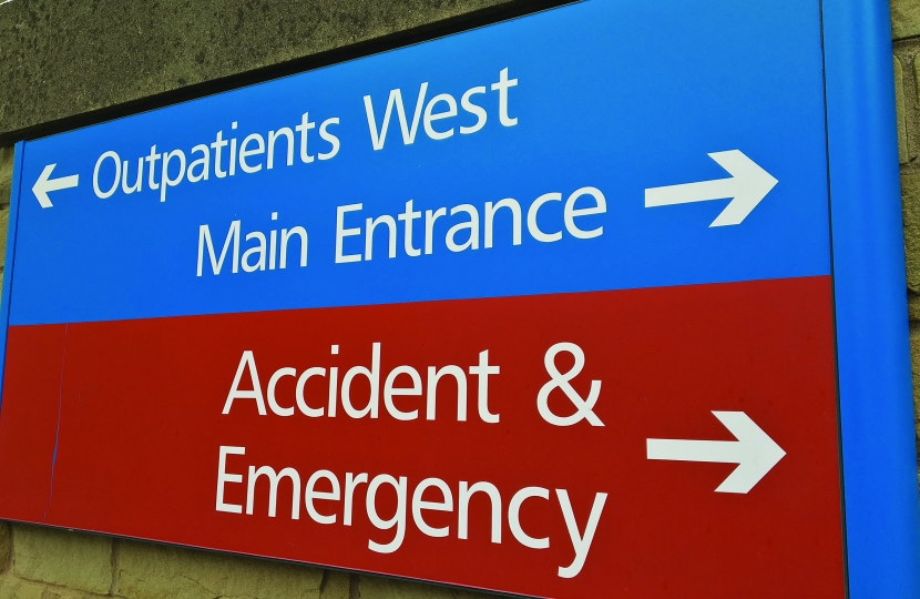 NHS Sign Stock Photo