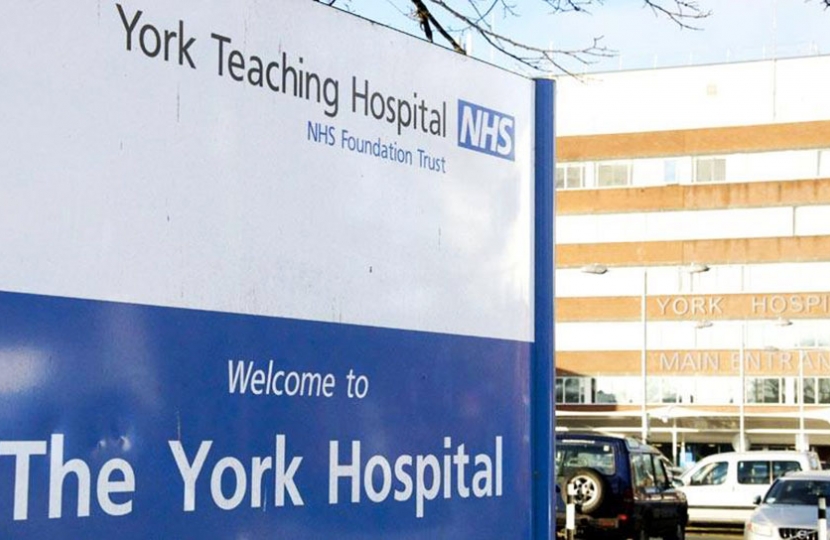 York Hospital Sign